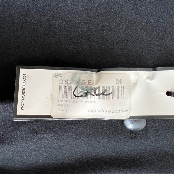 NEW NWT B:SCOTT Varsity Bomber Designer Wool Jacket - Picture 7 of 14